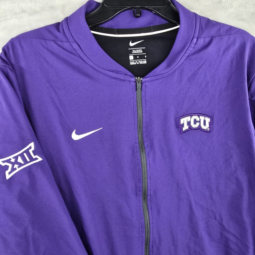 Nike Purple TCU Horned Frogs 2018 Sideline Lockdown Half-Zip Jacket Large Tall